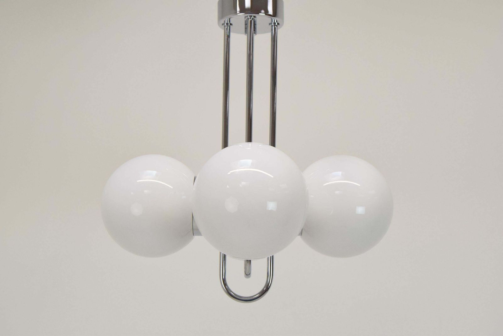 Mid Century Designed Chandelier By Jílové U Děčín, Czechoslovakia, 1970's. photo for sale