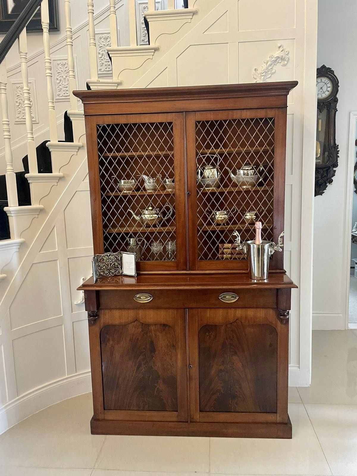 photo for sale Quality Antique William IV Mahogany Bookcase
