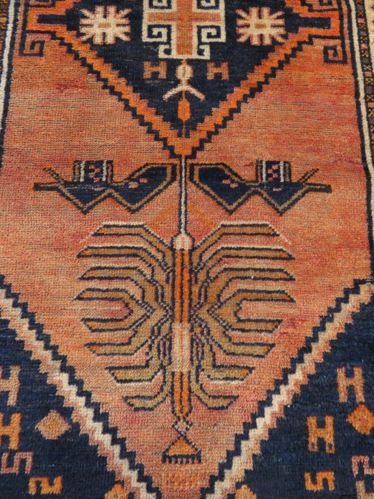 Antique Turkish Kurdish Village Rug. Malatya Province,Eastern Anatolia.162cm X 100cm. photo vintage