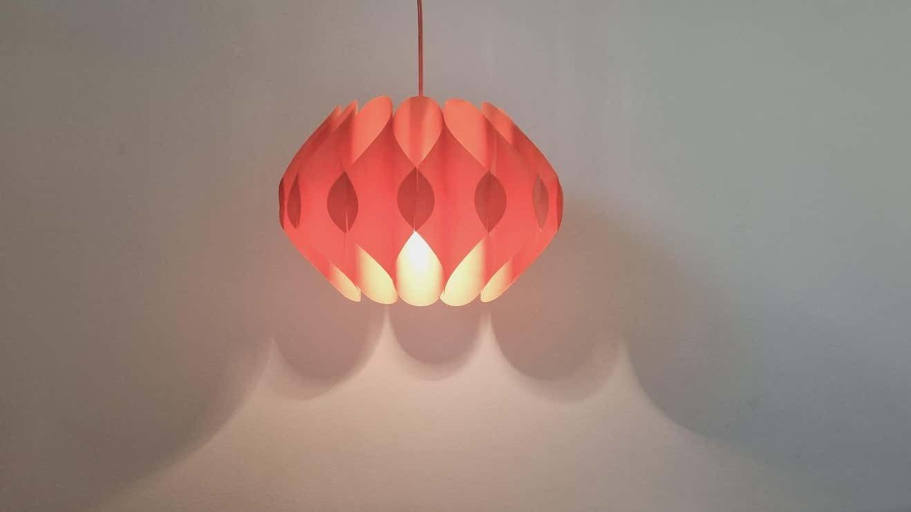 342.0 Midcentury Pendant 'Butterfly' Lars Schiøler For Hoyrup, Denmark, 1960s photo