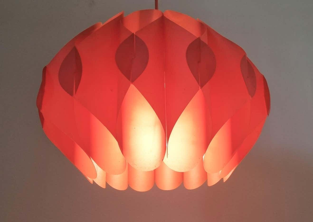 photo vinterior Midcentury Pendant 'Butterfly' Lars Schiøler For Hoyrup, Denmark, 1960s