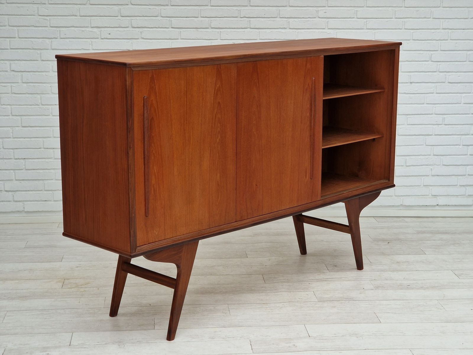 1960s, Vintage Danish Cabinet Chest, Teak Wood. photo furniture