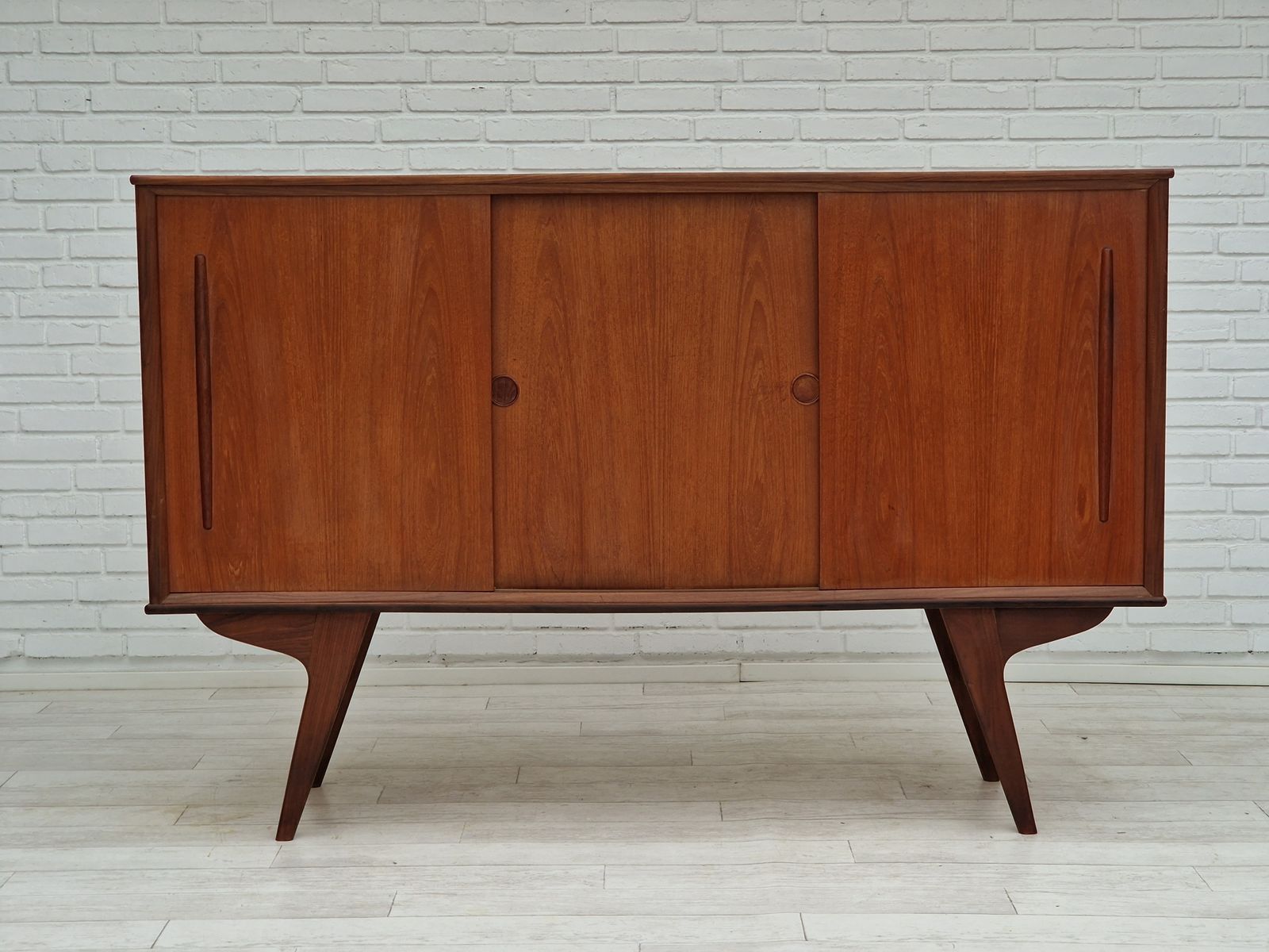 1960s, Vintage Danish Cabinet Chest, Teak Wood. photo for sale