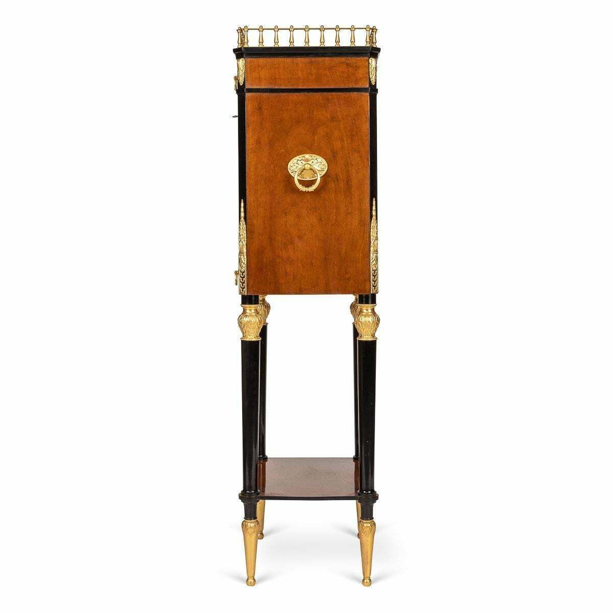 20th Century French Louis XVI Style Ormolu Cutlery Cabinet, C.1900 photo furniture