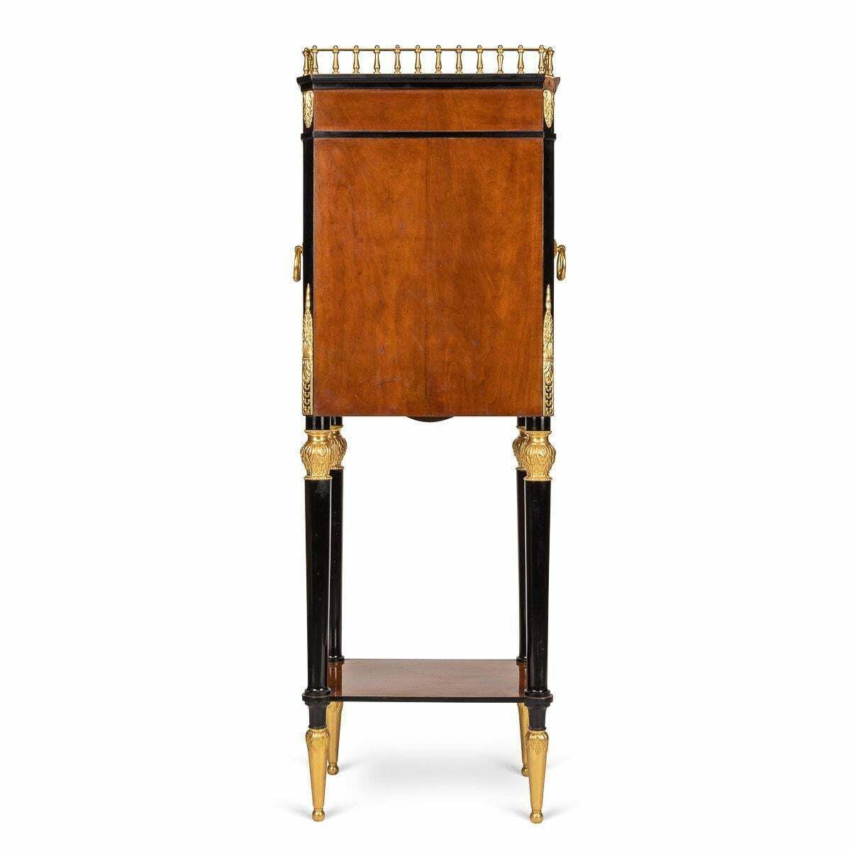 20th Century French Louis XVI Style Ormolu Cutlery Cabinet, C.1900 photo for sale