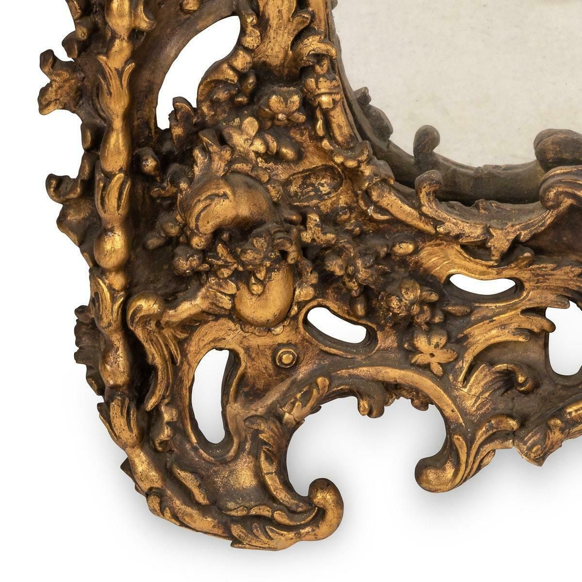 photo vinterior 19th Century Louis XV Style Mirror With Gilt Wood Frame Surround, C.1970