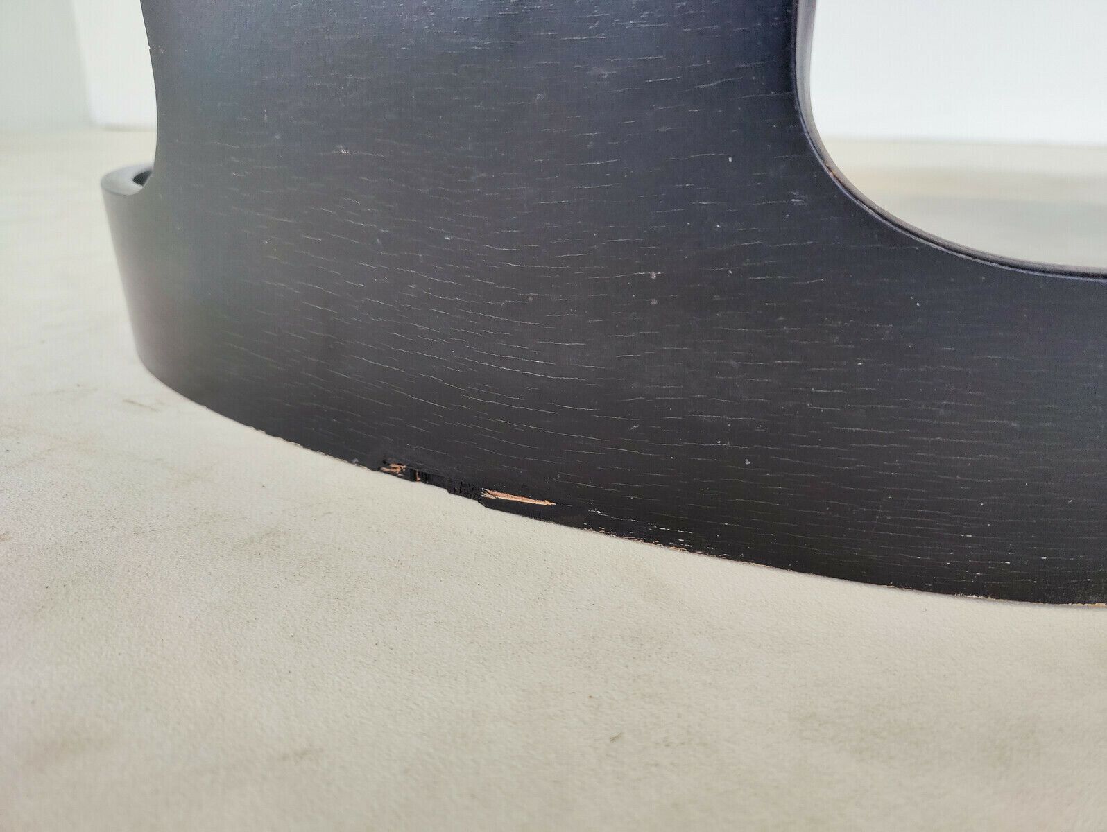 Black Wooden "4801" Armchair By Joe Colombo For Kartell photo vintage