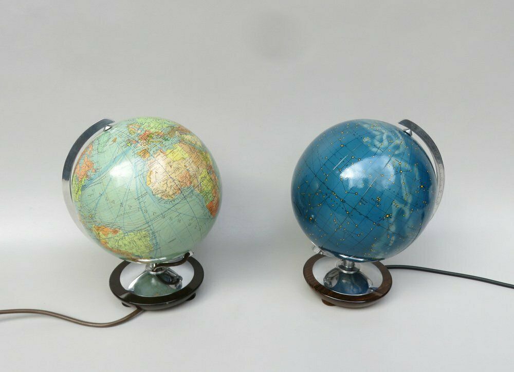 Terrestrial And Celestial Globes From Columbus, 1950s, Set Of 2 photo furniture