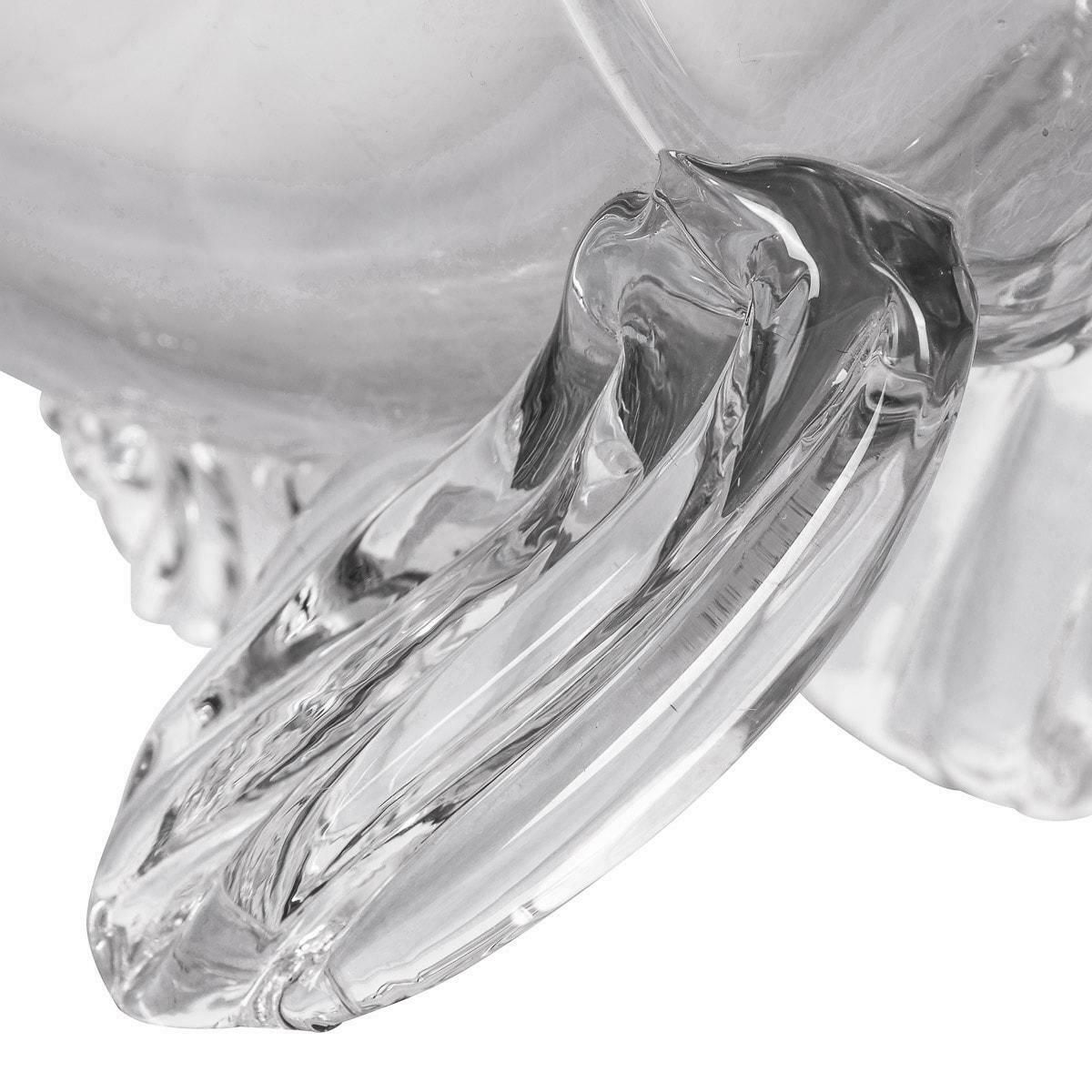 Art 20th Century Saint Louis Crystal Fish By Jean Sala, (1895 1976) photo