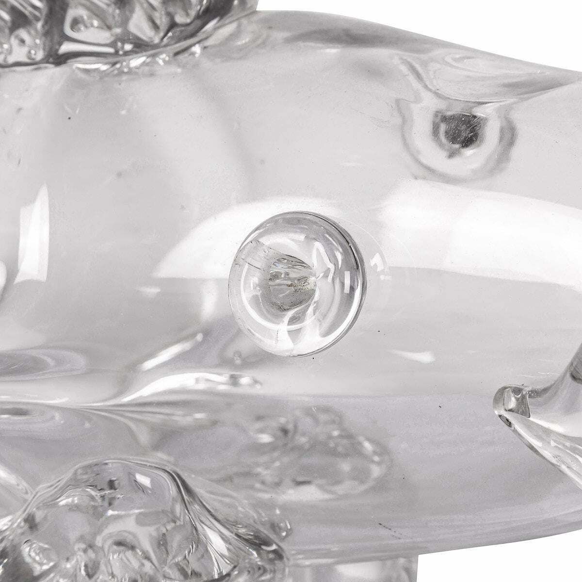 photo furniture 20th Century Saint Louis Crystal Fish By Jean Sala, (1895 1976)