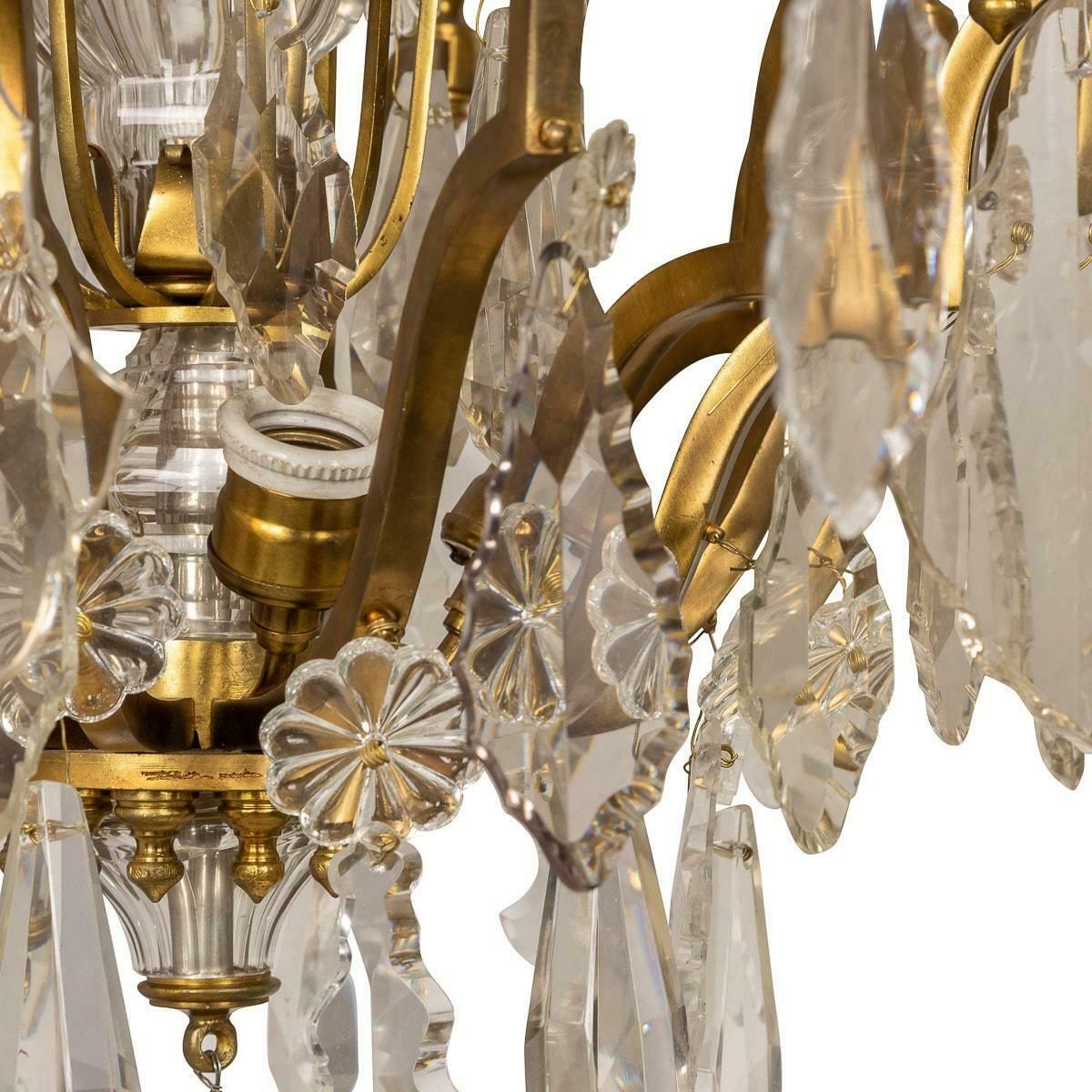photo furniture 19th Century French Ormolu & Cut Crystal Chandelier, C.1860