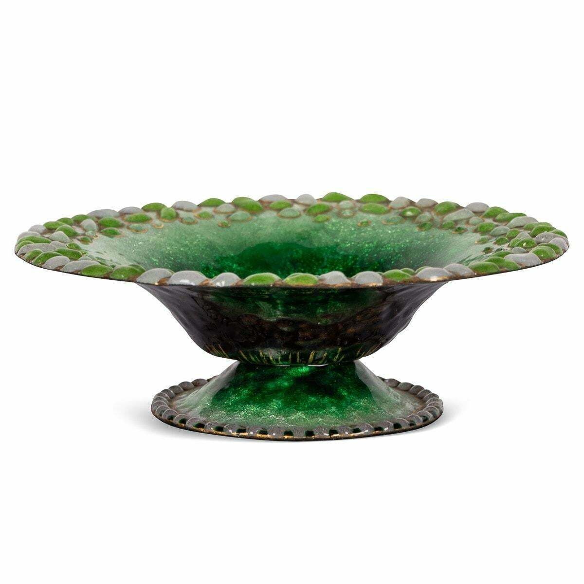 20th Century French Enamel Bowl By Duban Et Christel, C.1950 photo furniture
