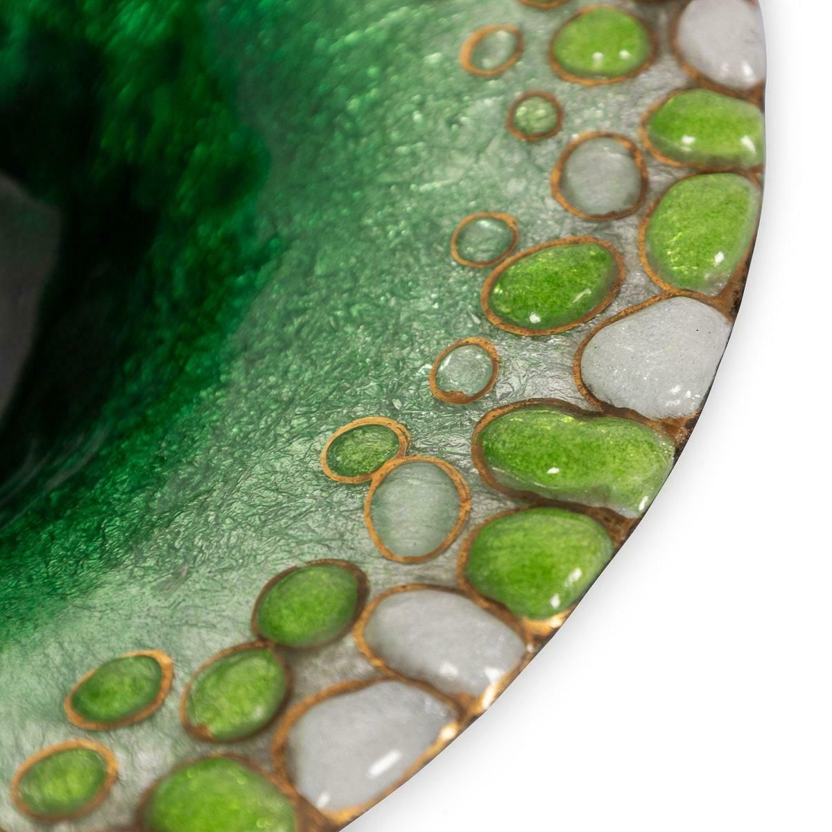 photo for sale 20th Century French Enamel Bowl By Duban Et Christel, C.1950