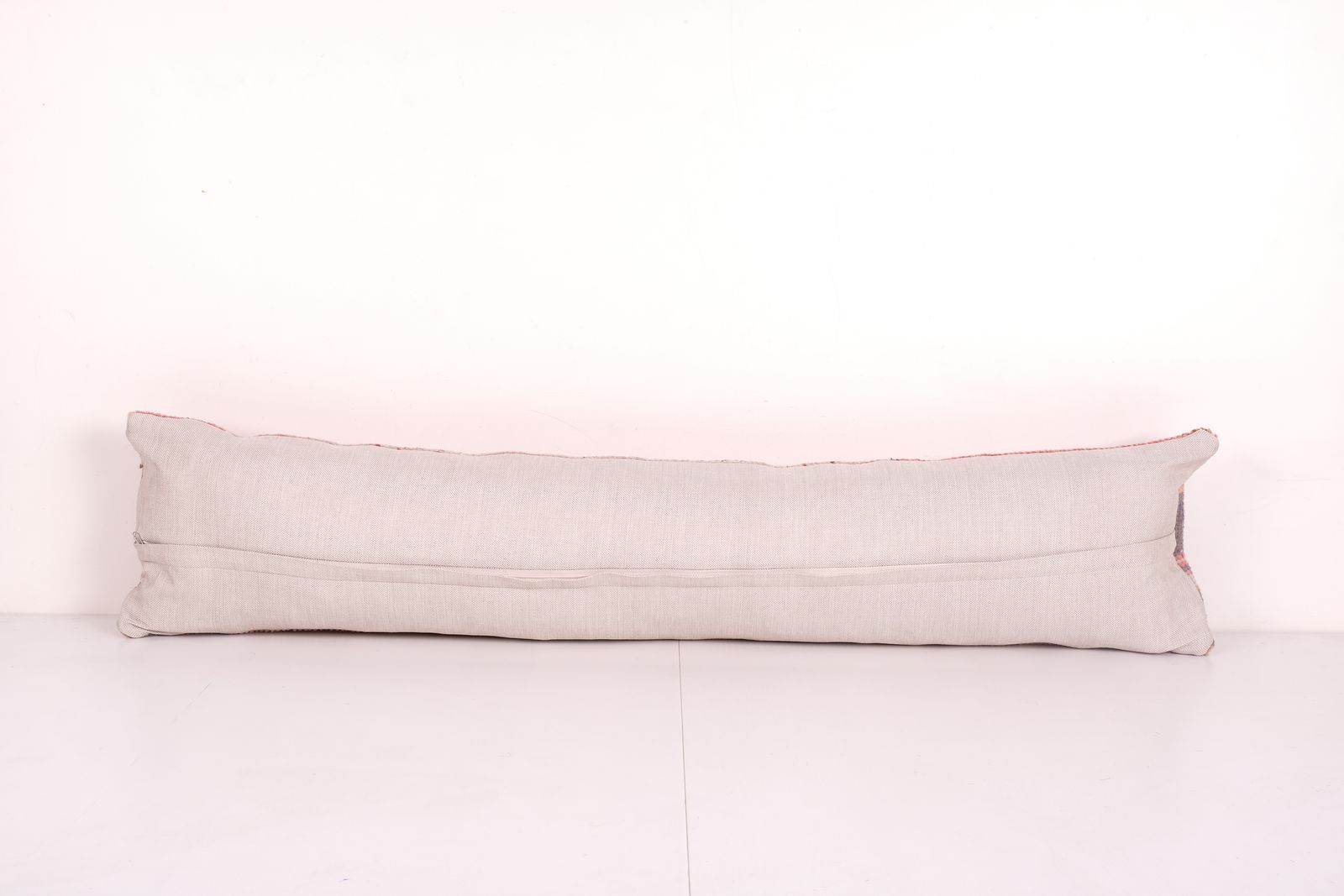 Vintage Turkish Cushion, King Size Oushak Bedding Pillow Cover, Brown Carpet 10'' X 45'' photo Textiles
