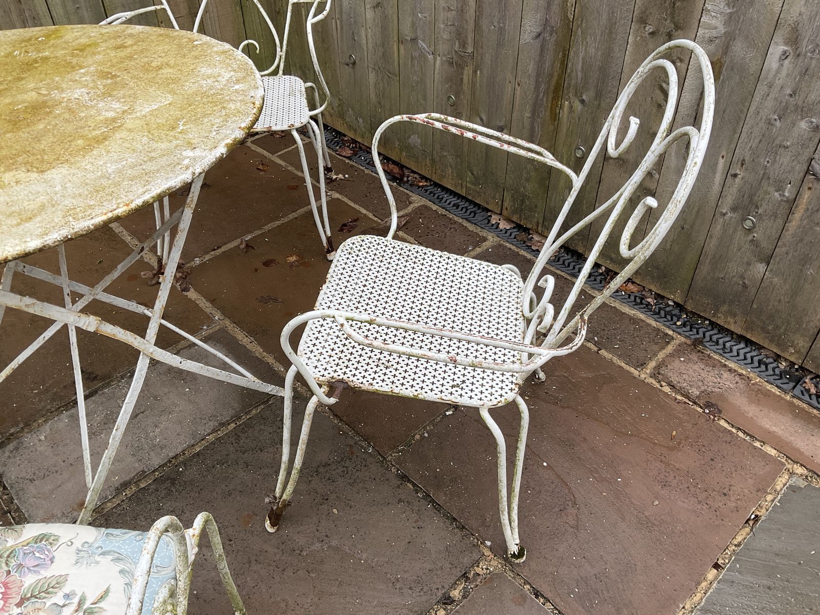 French Garden Table With Chairs photo Furniture