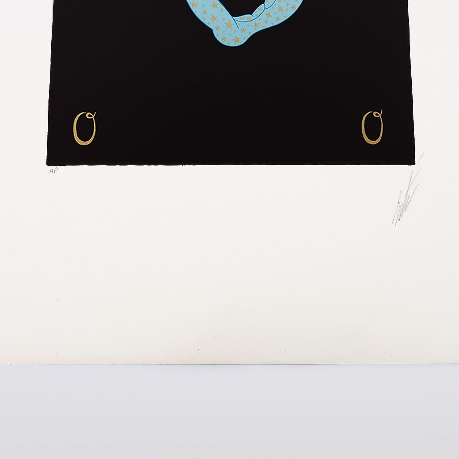 Rare Artist Proof Letter ‘O’ Erté (Romain De Tirtoff)  Alphabet Limited Edition Serigraph Print From 1976 photo Art