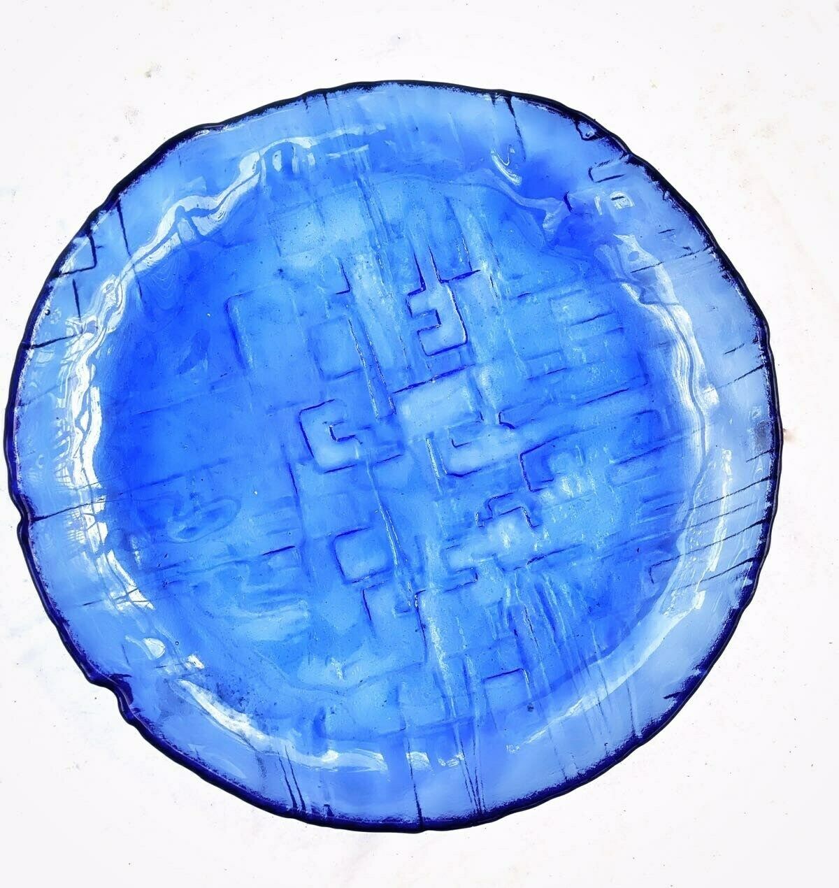 Glass Platters By Vaclav Zajic For Libochovice Sklo Designed In 1976 photo Home Decor