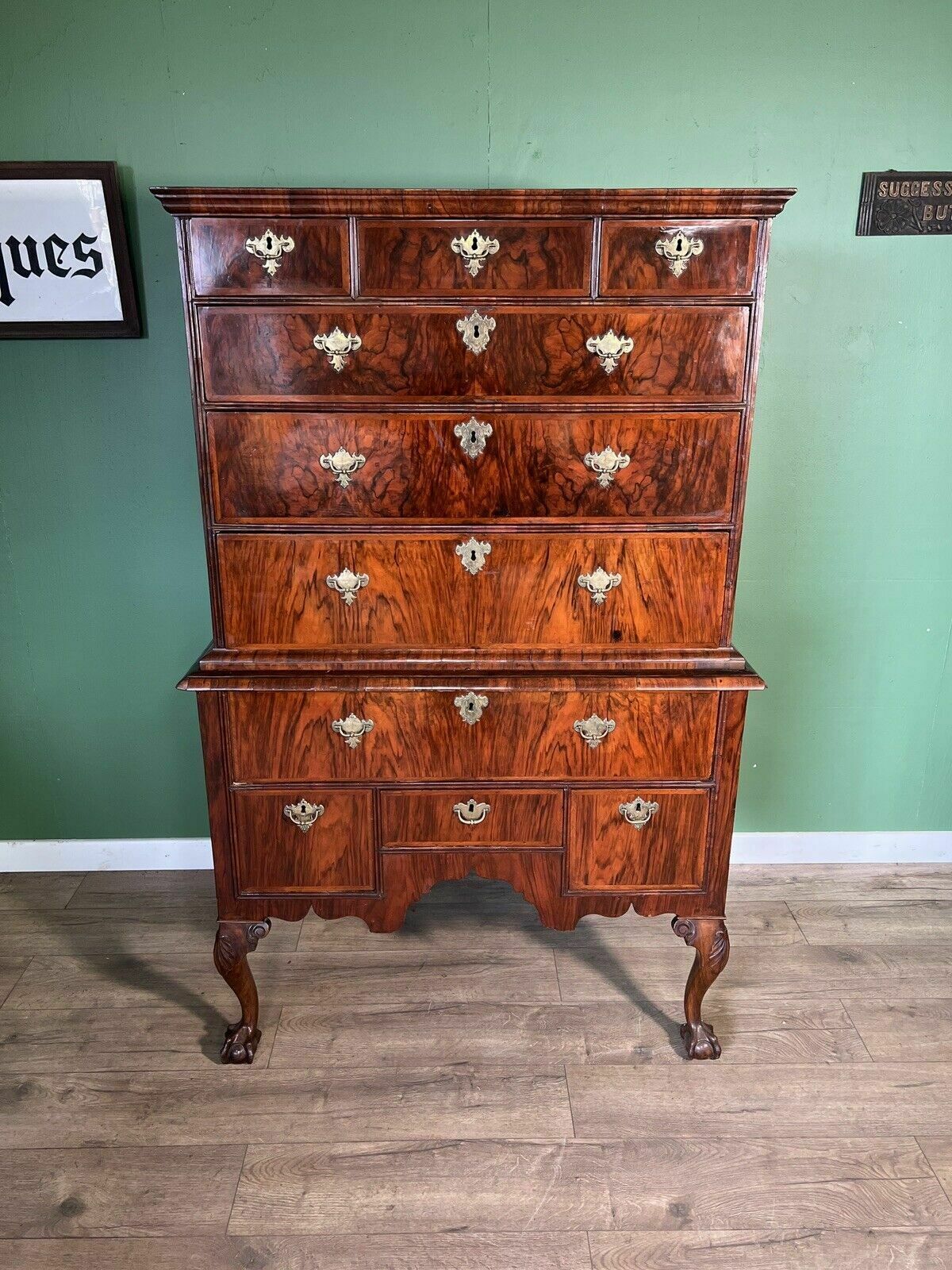 A Very Good 18th Century Walnut Chest On Stand photo furniture
