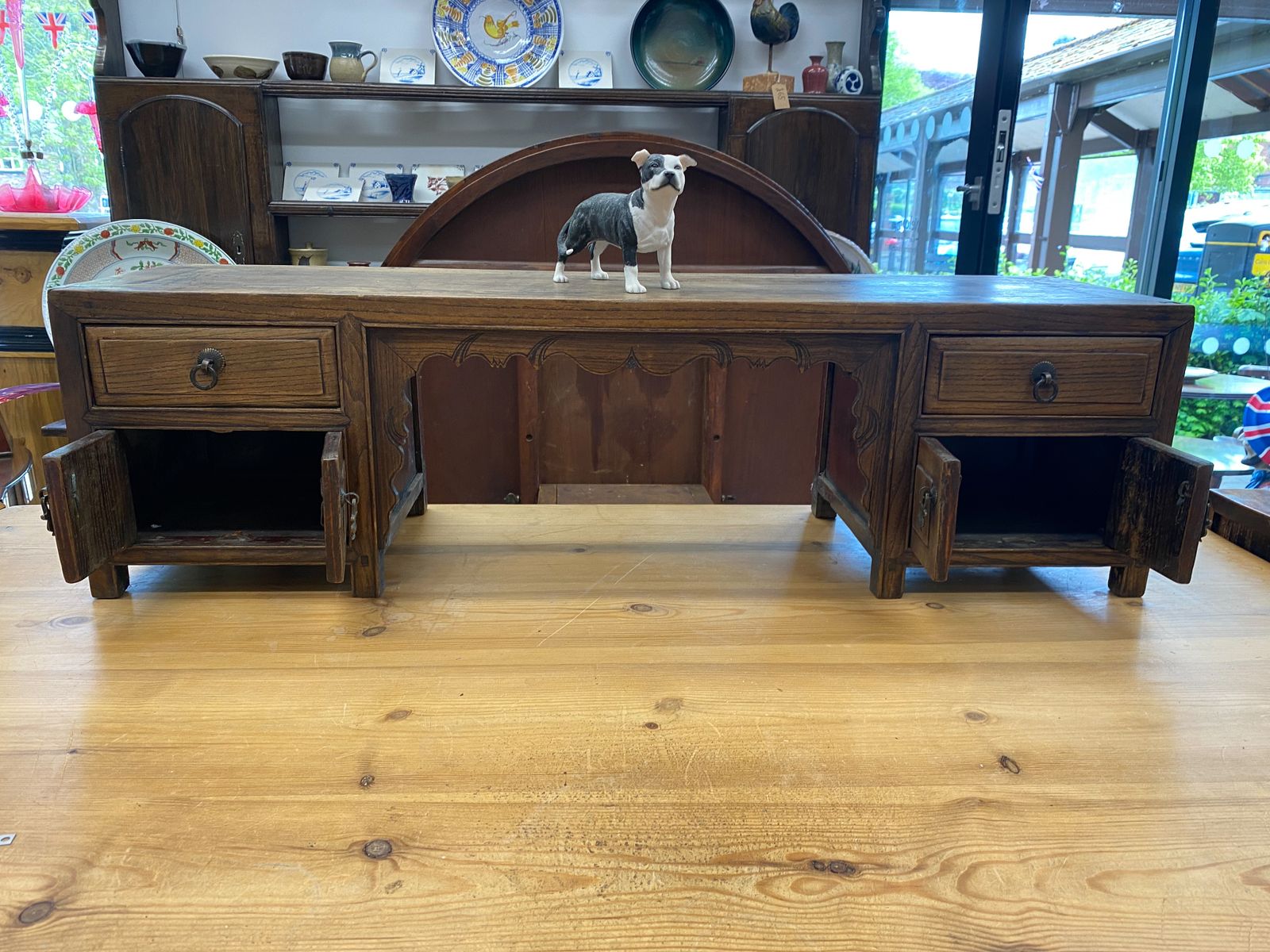 Mid 19th Century Chinese Elm Low Alter Cabinet photo vinterior