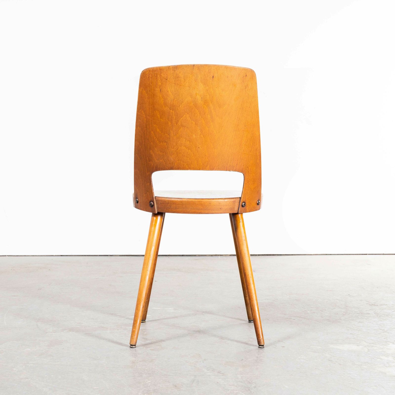 1960’s French Baumann Honey Beech Bentwood Mondor Dining Chair – Set Of Four photo furniture