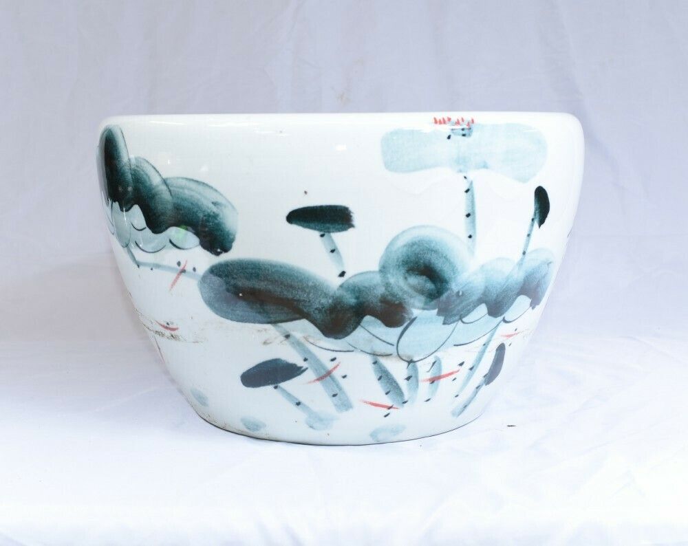 Chinese Ming Porcelain Planter   Single China Urn photo 480.0