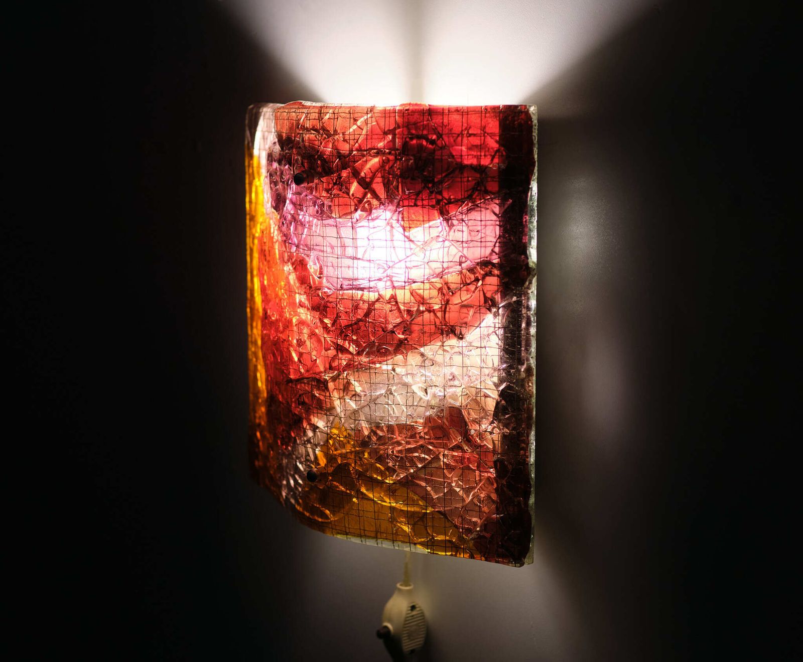 Art Glass Studio "Van Tetterode" In Amsterdam Wall Lamp, 1950s photo furniture