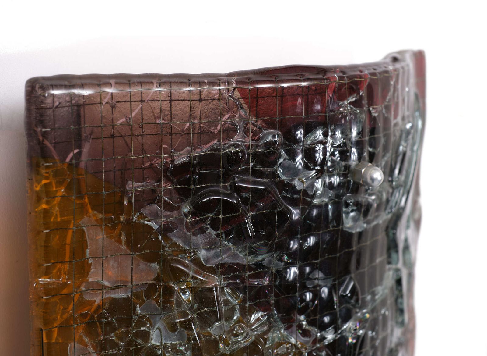 Art Glass Studio "Van Tetterode" In Amsterdam Wall Lamp, 1950s photo 730.0