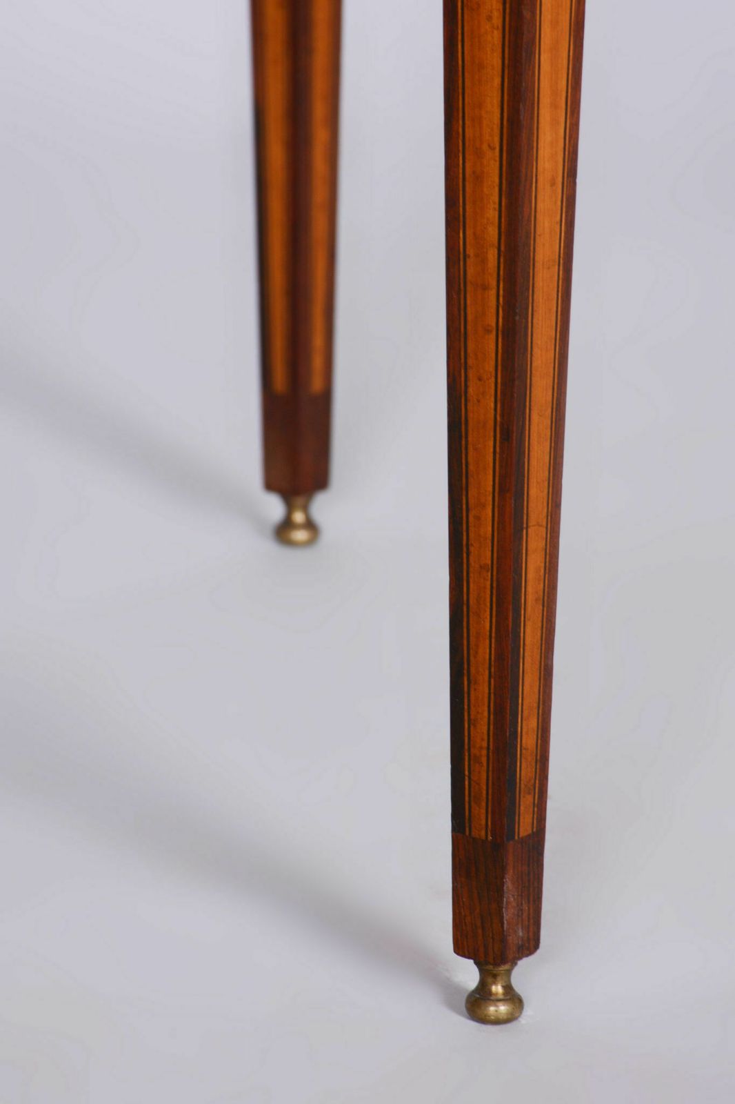 Restored Biedermeier Side Table, Walnut, Maple, Unique Marquetry, France, 1850s photo Furniture