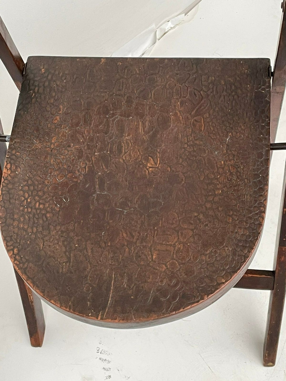 Thonet B751 (Set)   Folding Chair   Art Deco   Crocodile   Aligator Pattern (Fully Original Rare) photo Furniture