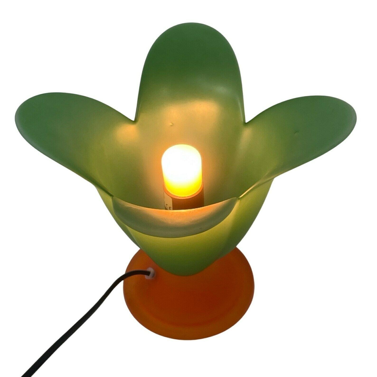 Vandeheg   Table Lamp Made From Glass   Green/Orange   Model Tullip photo Lighting