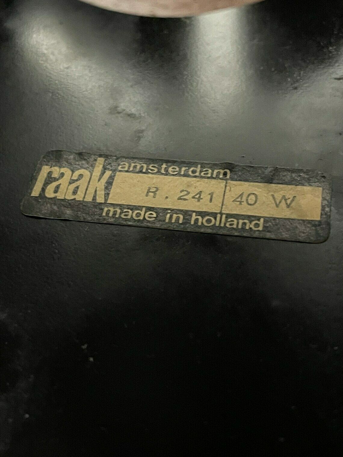 Raak Amsterdam   Ceiling Mounted Lamp / Spot   Model R 241   Multiple In Stock! photo buy