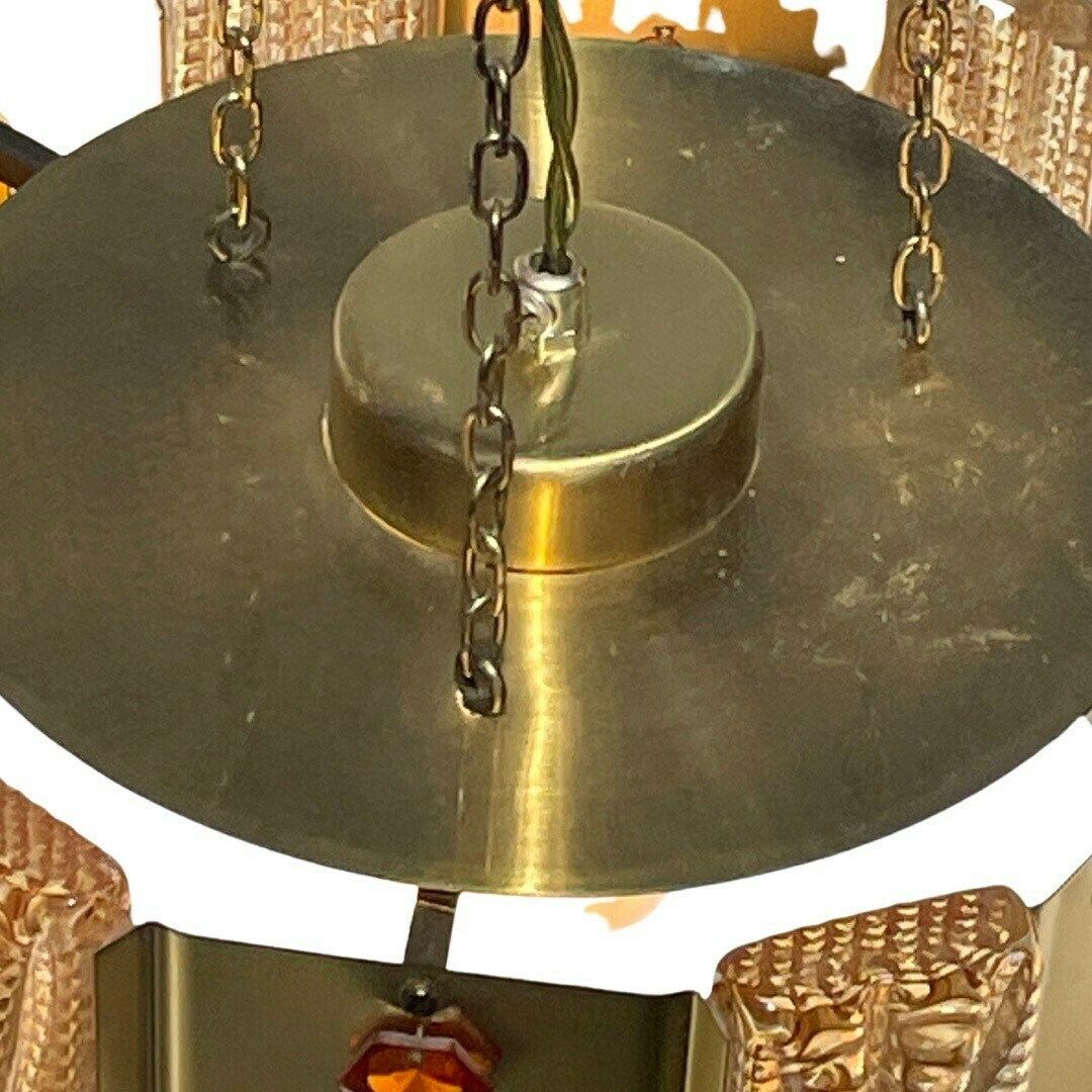 Vitrika – Denemarken – Ca. Jaren 1960 – Mid Century Modern Hangpendel – Inclusief Extra Lange Kettingen photo buy