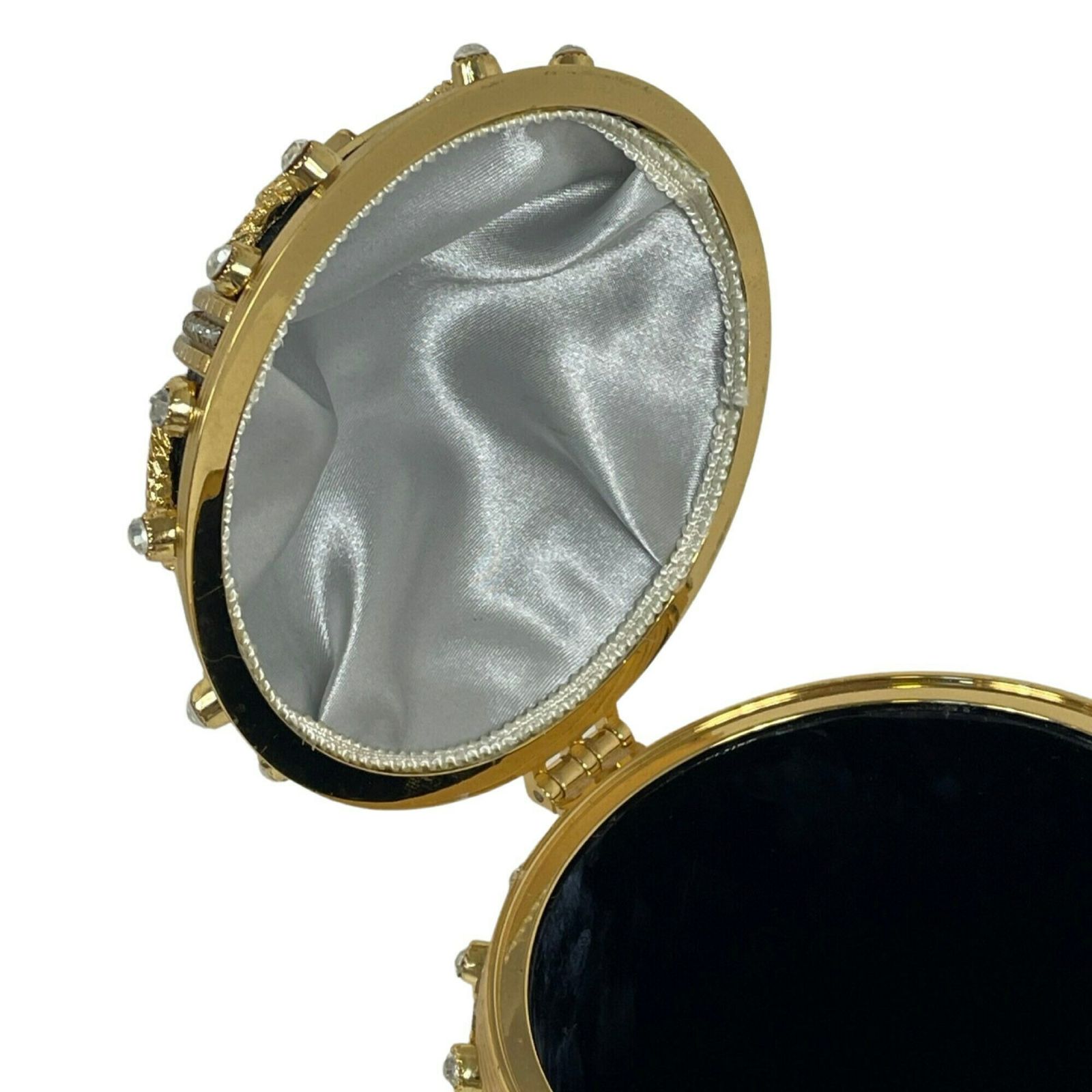 Faberge Egg   Smirnoff   Ca. 3.5kgs   Black Velvet And Crystal Inlay On Gold Colored Framework   Ice Bucket / Cooler photo Home Decor