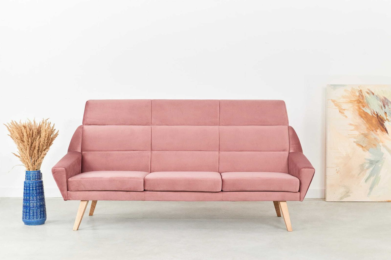 Sofa Mandal Pink, Scandinavian Design photo furniture