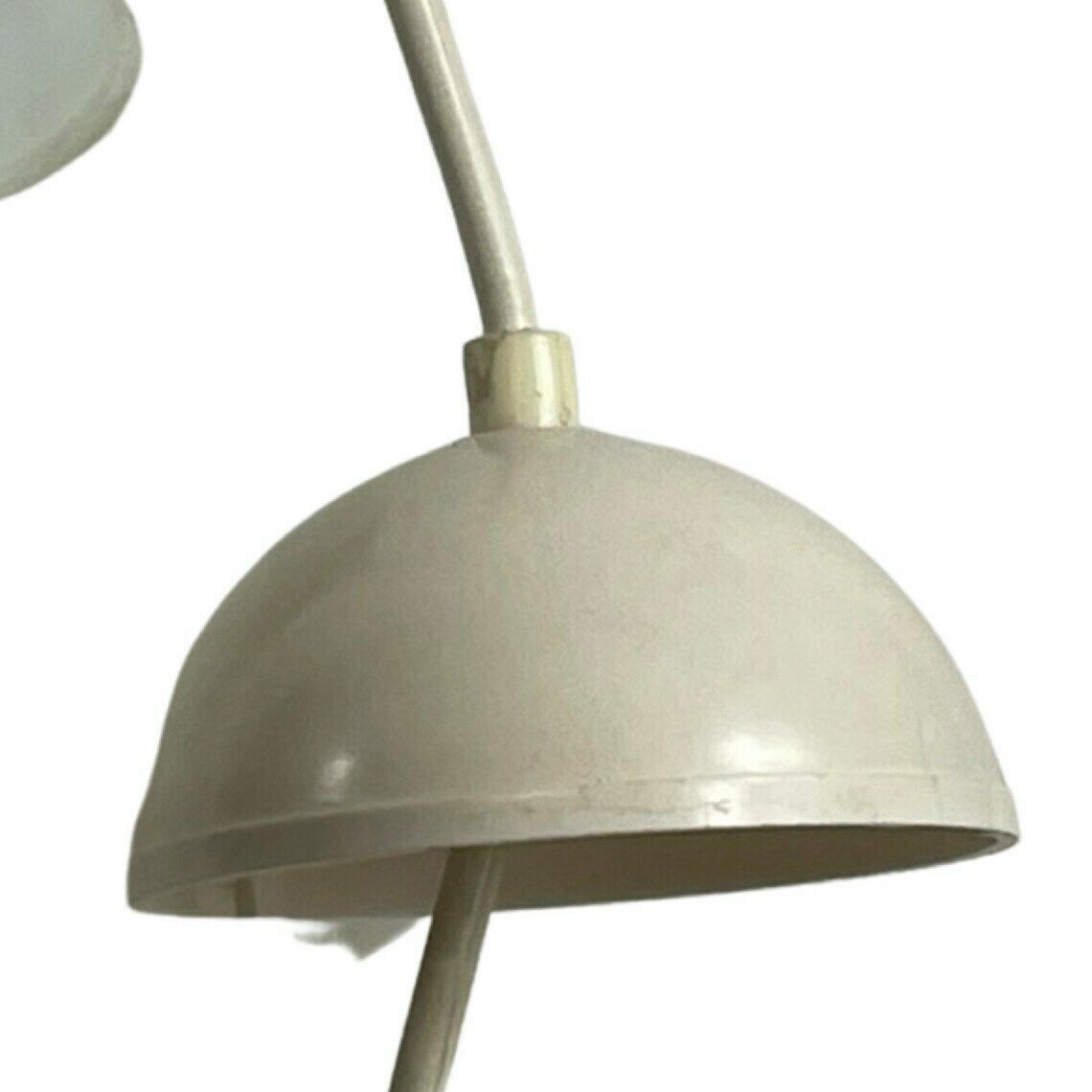 Vintage 50’s Mcm Hanging Pendant   Frosted / Semi Translucent White Glass   Louis Kalff / Phillips photo 164.0