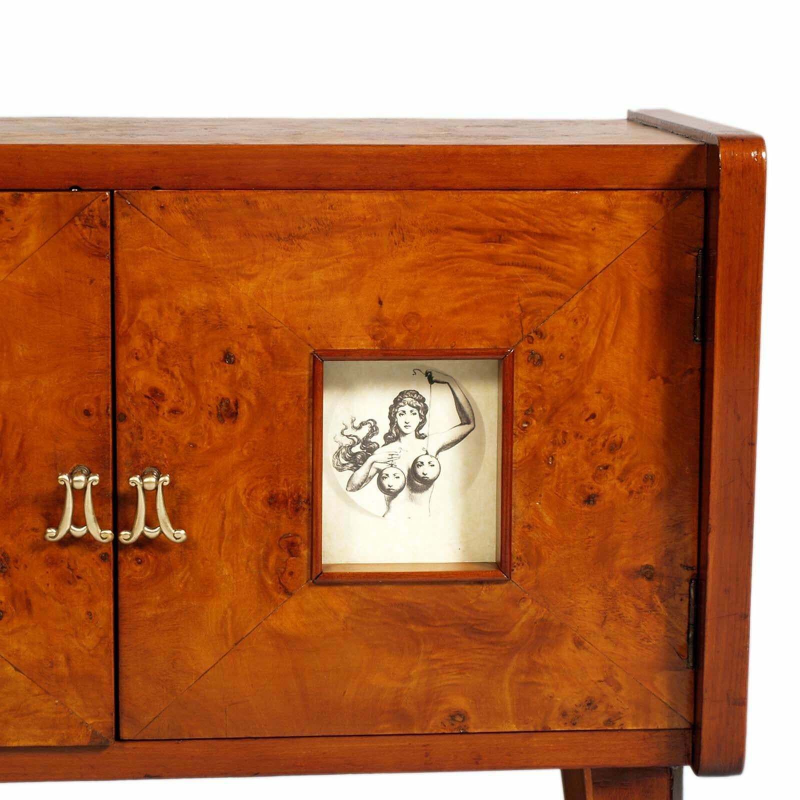 Art Deco Dry Bar Cabinet By Meroni & Fossati Gio Ponti Attributed, Briar Of Elm photo vinterior