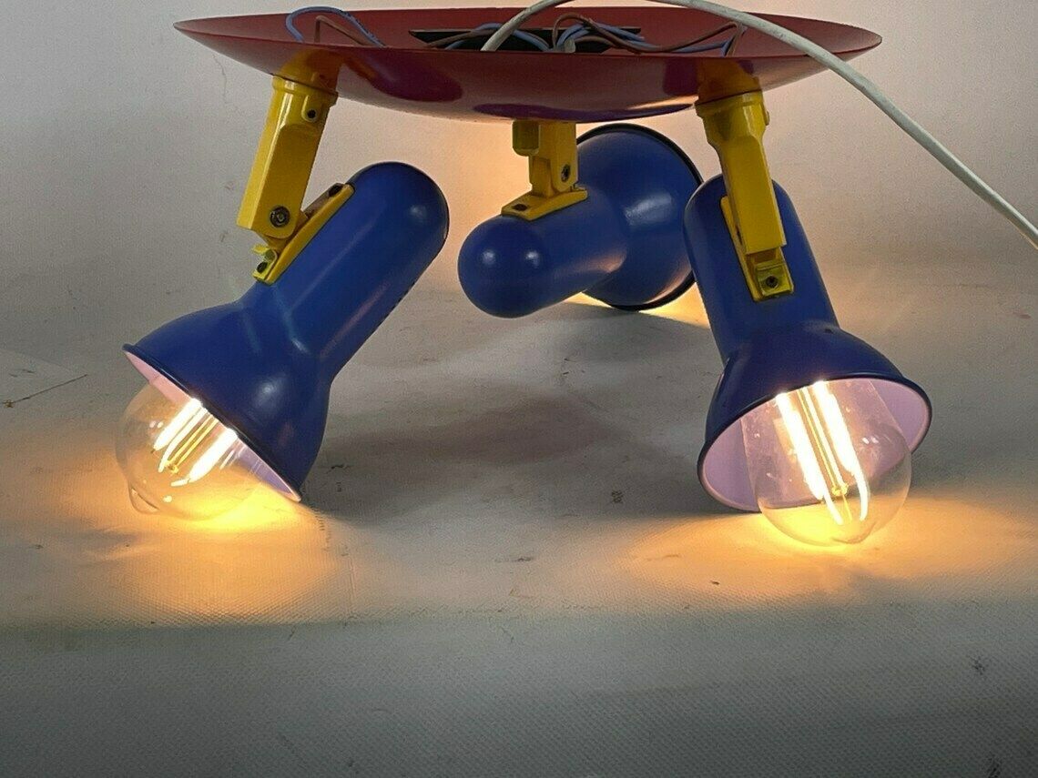 Vintage Plafond  Of Wandlamp   Memphis Stijl / Space Age   Drie Spots photo furniture