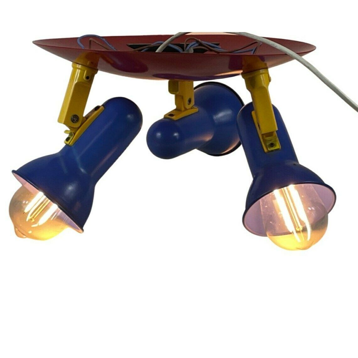 Vintage Plafond  Of Wandlamp   Memphis Stijl / Space Age   Drie Spots photo 155.0