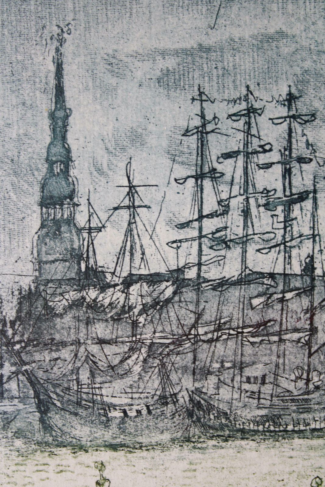 Jekaterina Gryazeva Holiday In Old Town 11/30, Paper, Etching, Soft Varnish photo vintage