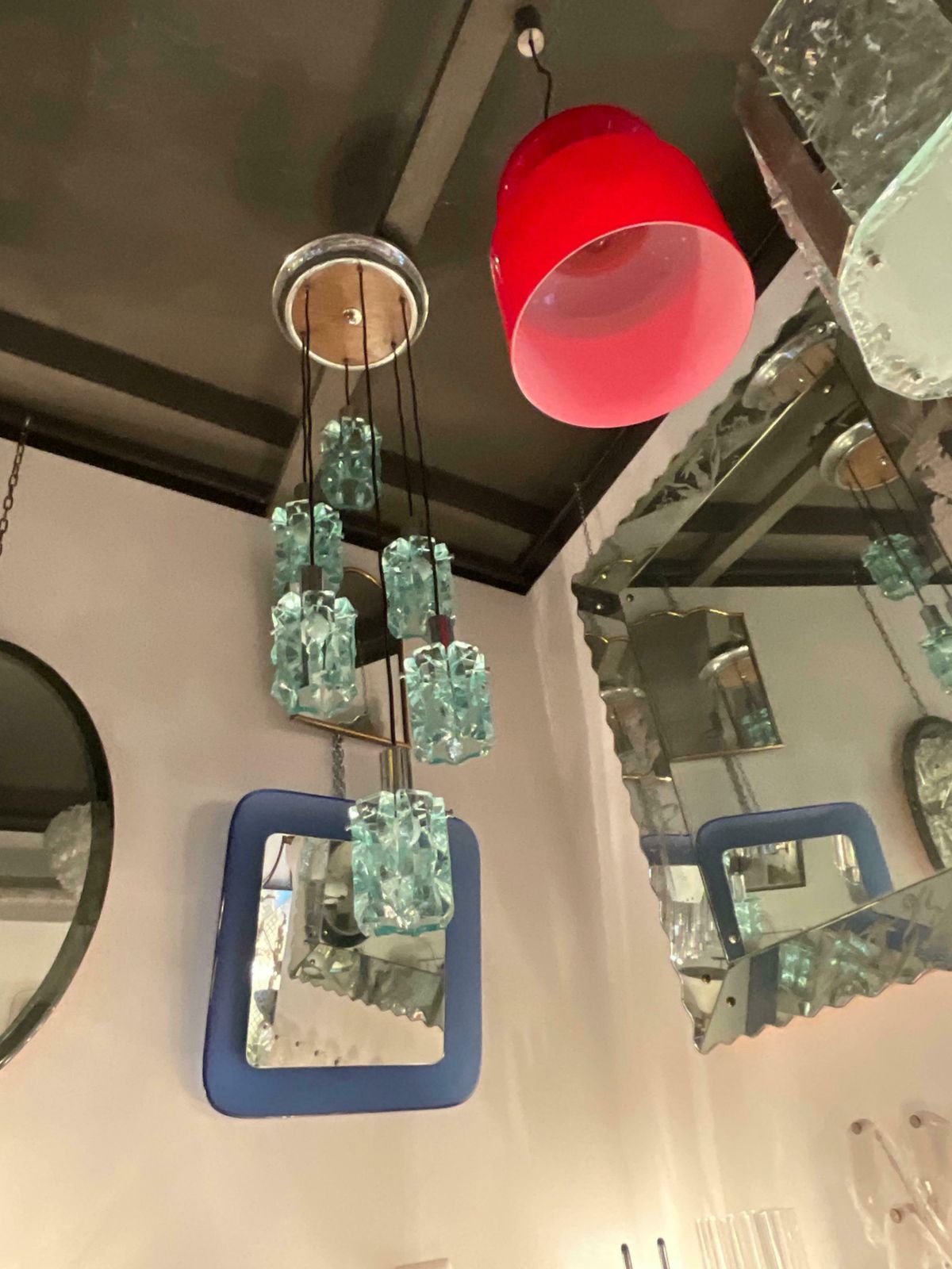 photo for sale Zero Quattro Chandelier 6 Lights  1960
