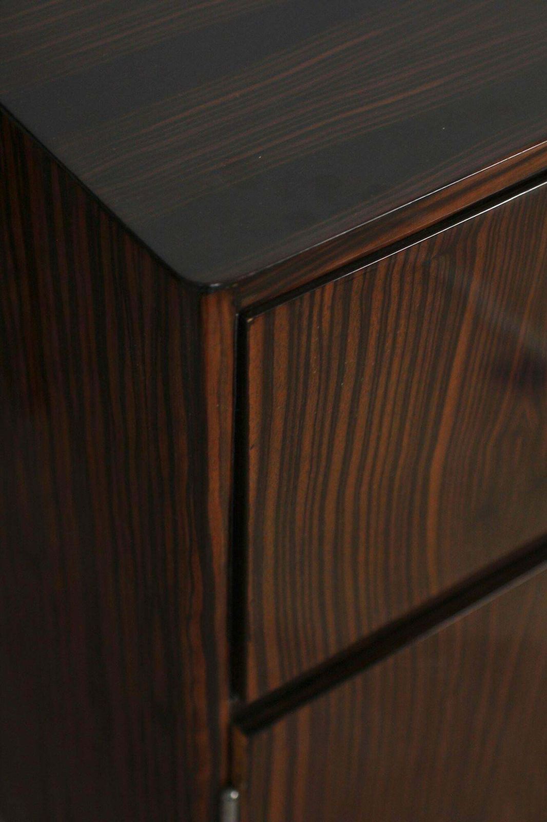 Small Art Deco Drinks Cabinet, Macassar Veneer, France, Circa 1930 photo vinterior