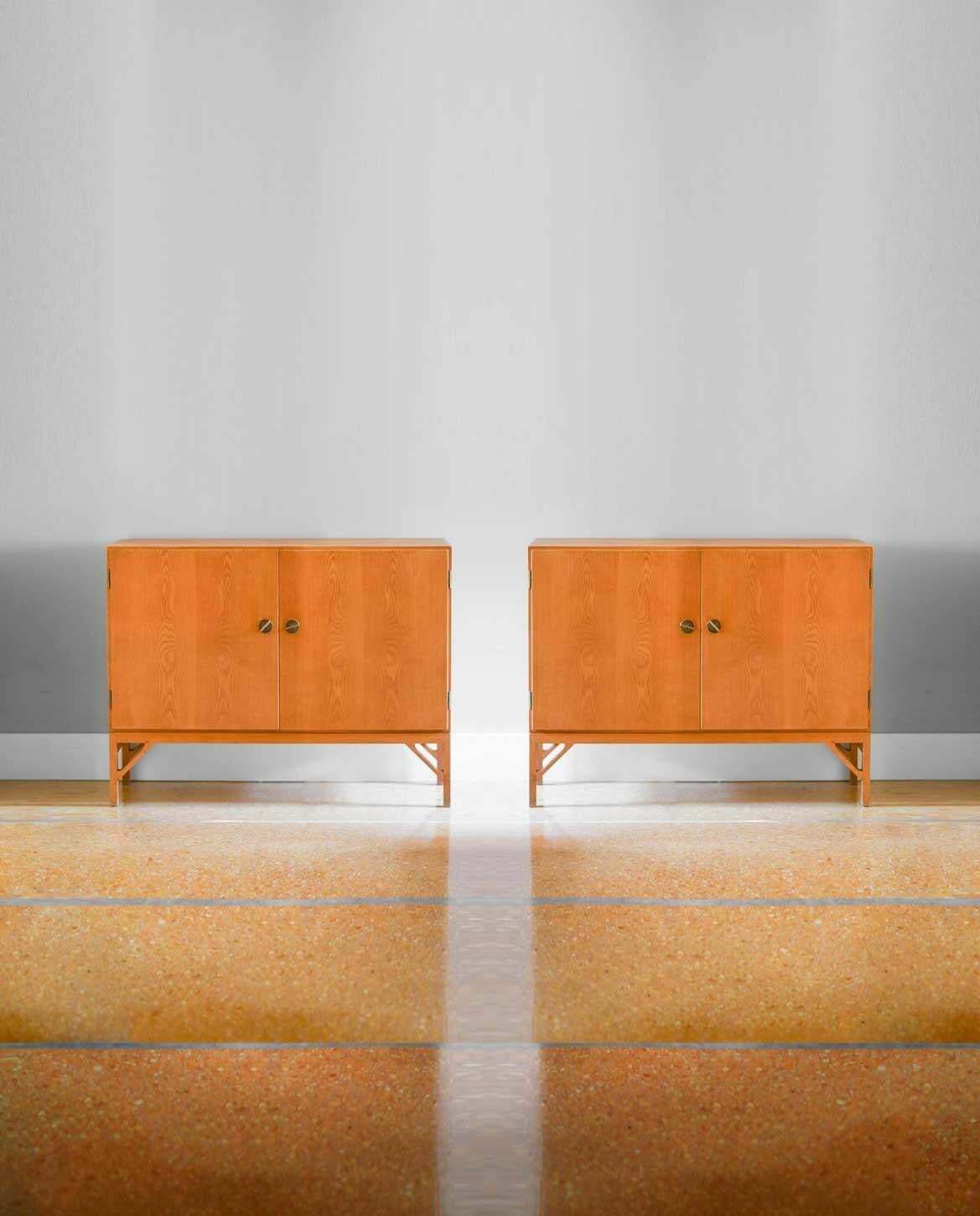photo for sale Pair Of Consoles China Cabinet, Model, 232 By Borge Mogensen Prod, Fdb Mobler