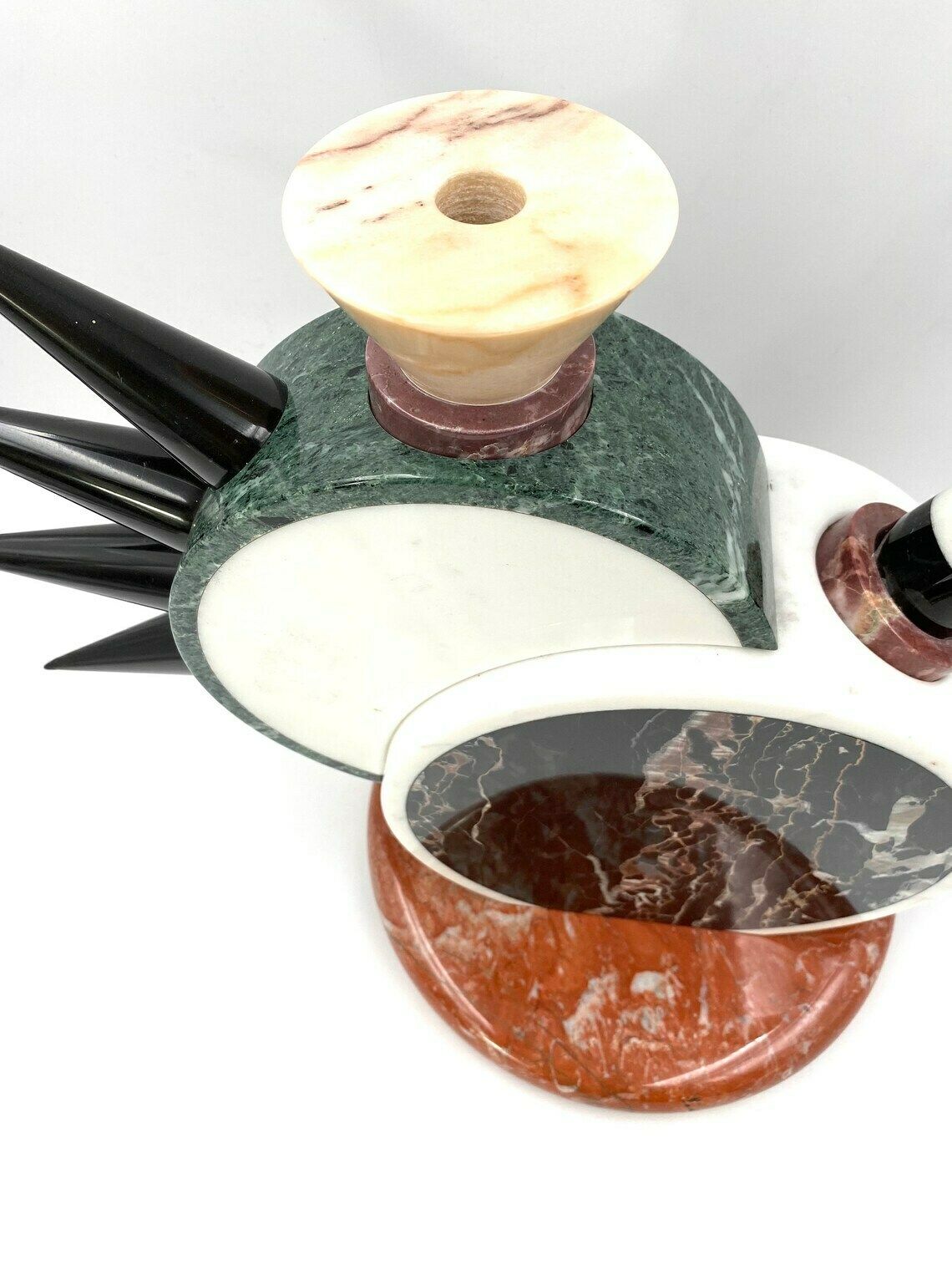 Sholapur Sculpture Vase, Michele De Lucchi, Up & Up, Carrara Italy, 1985 photo vinterior