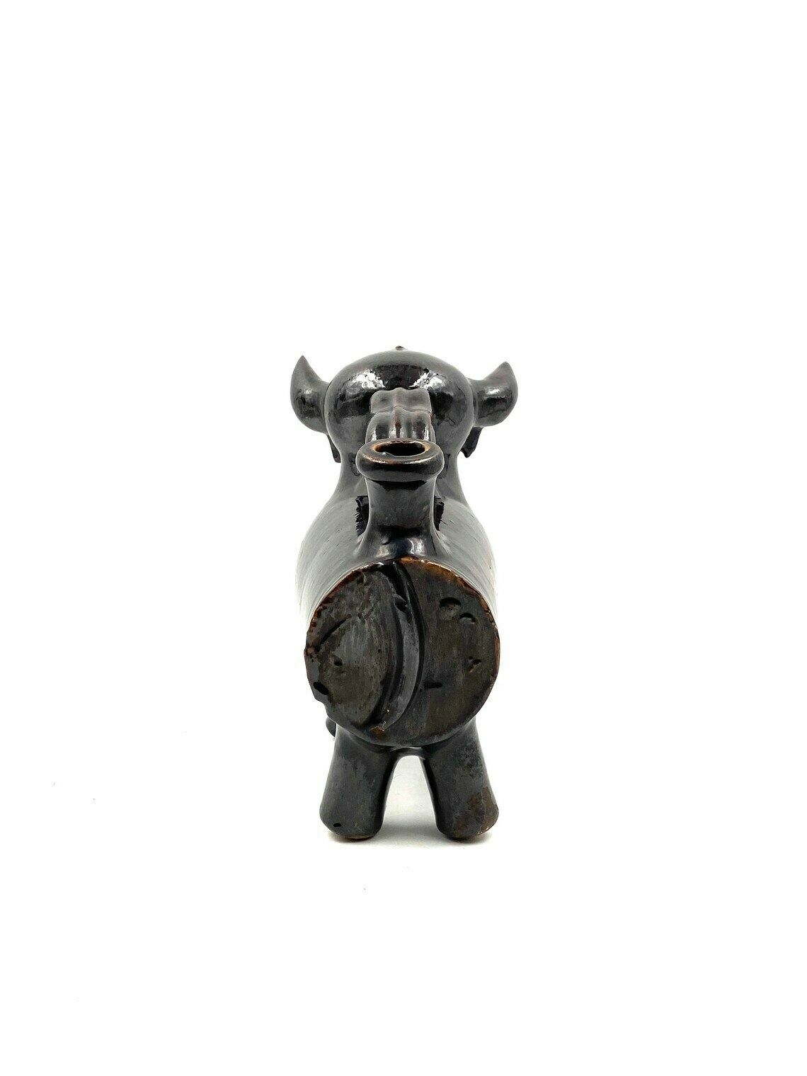 photo furniture Ancient Mediterranean Style Bull Shaped Jug Sculpture, France 1970s