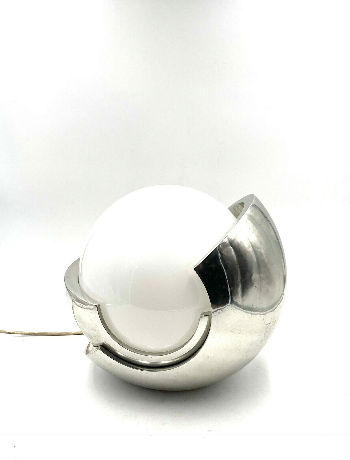 Giacomo Benevelli, 'Roto' Sculptural Table Lamp, Gaetano Missaglia 1970, Original Signature photo 5460.0