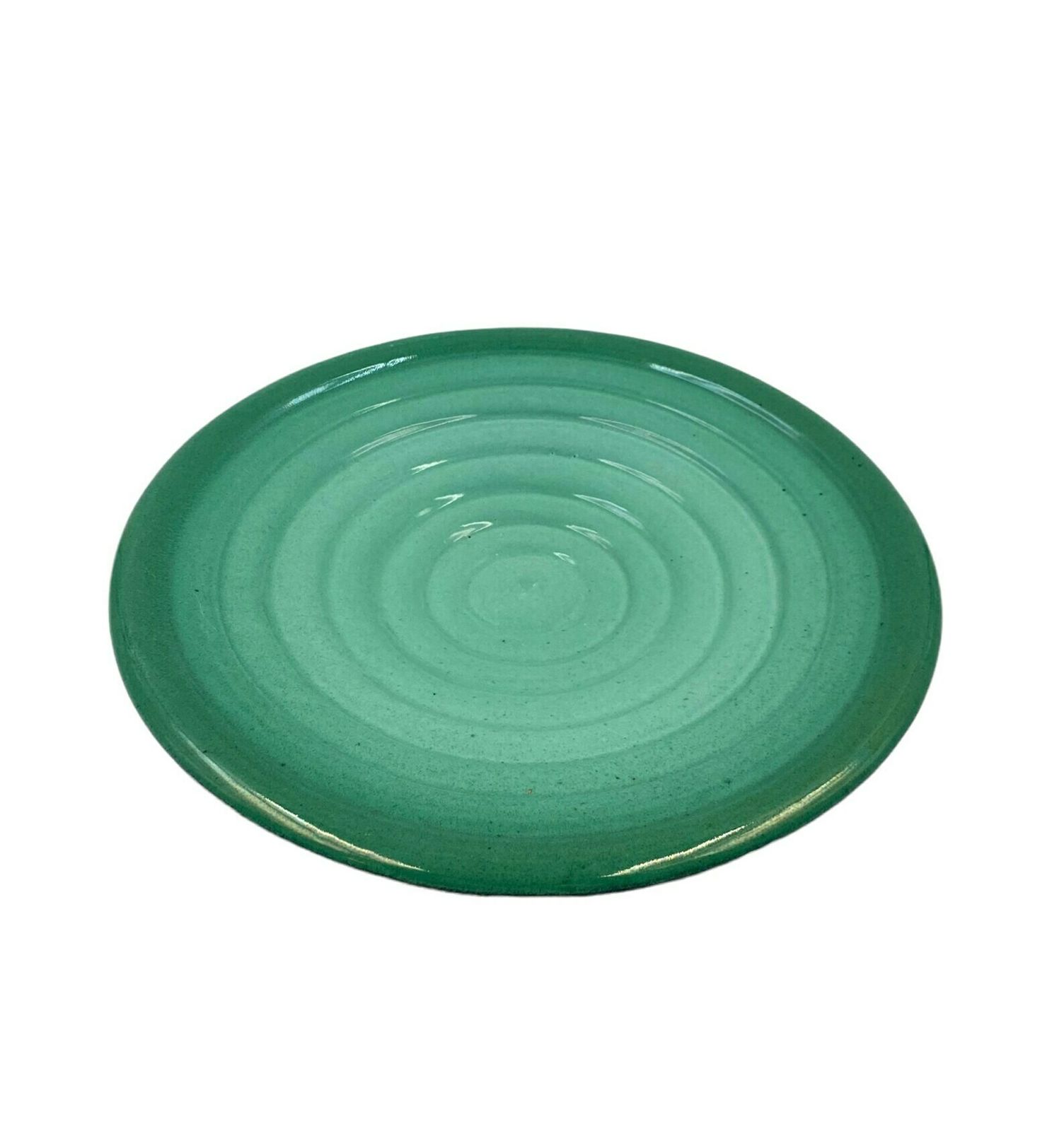 photo furniture Midcentury Green Ceramic Plate / Centerpiece, Giuseppe Mazzotti, Albisola, Italy 1960s