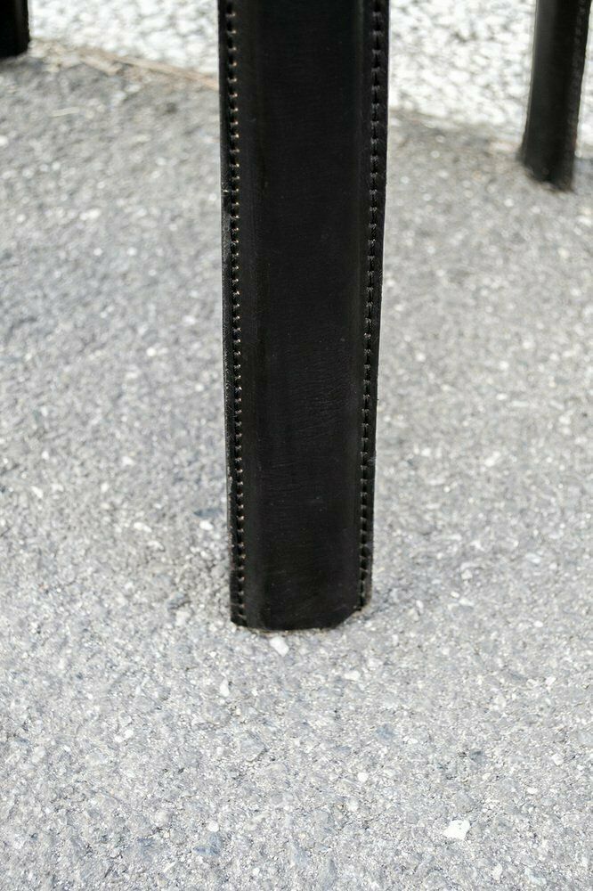 Bleather Stoelen Van Enrico Pellizzoni, Jaren 1970, Set Van 4 photo furniture