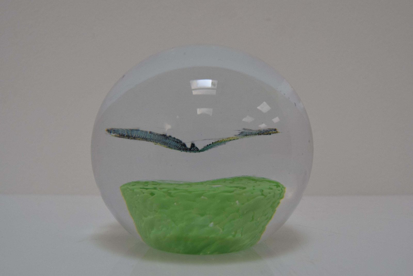 Art Glass Paperweight, Glasswork Novy Bor, 1950's. photo buy