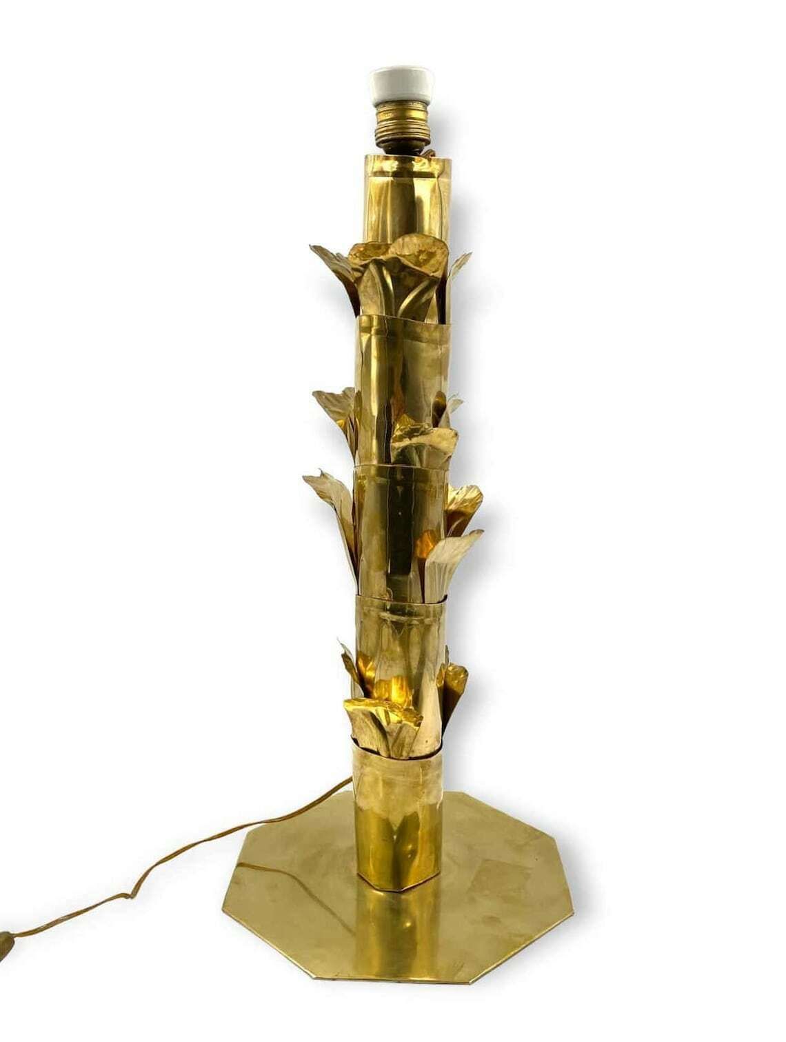 photo furniture Palm Tree Brass Floor/Table Lamp, Bottega Gadda Italy, 1960