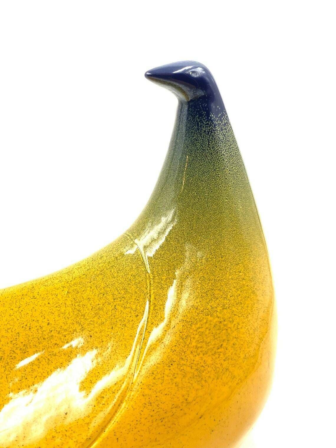 Yellow Banana Ceramic Sculpture, Zanolli Nove Italy, Ca. 1970 photo buy